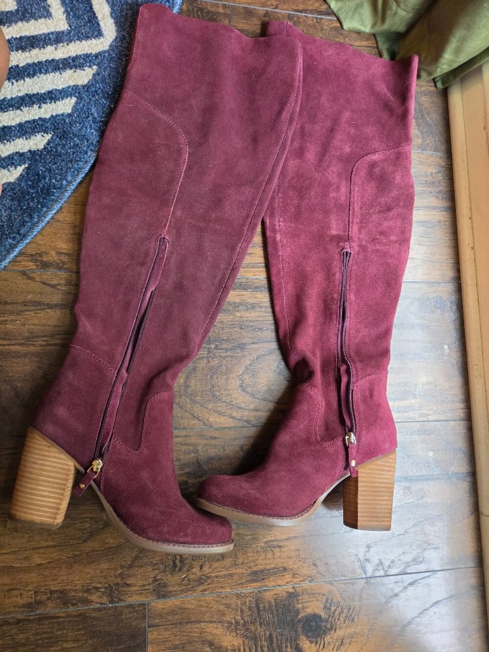 Kelsi Dagger Brooklyn Logan Over-the-Knee Boots – Size 8.5 Wide Calf
